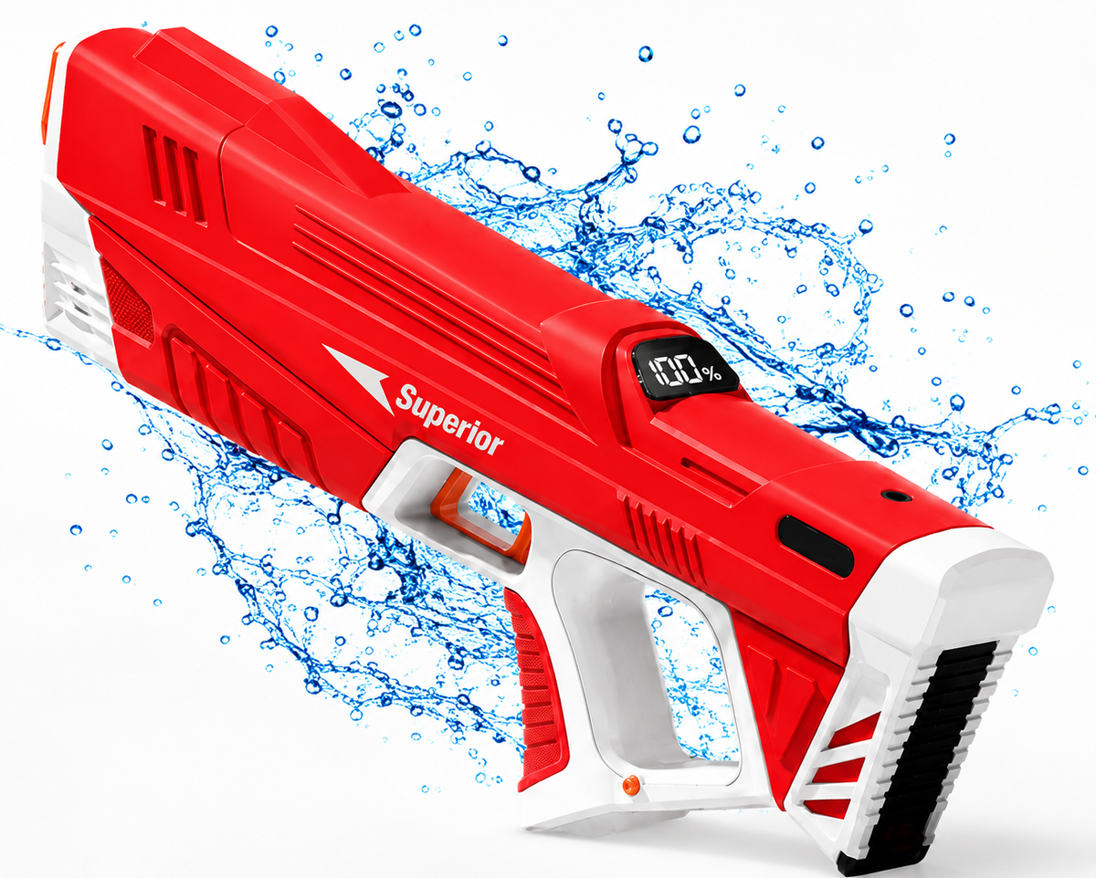GelShot – Pistolet à Eau Électrique avec Écran