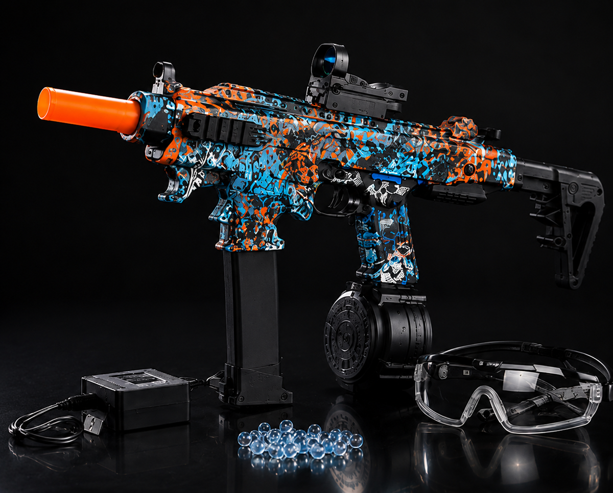 Blaster à Billes de Gel G17 Rechargeable – 7–8 mm