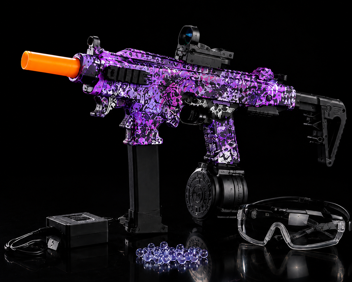 Blaster à Billes de Gel G17 Rechargeable – 7–8 mm