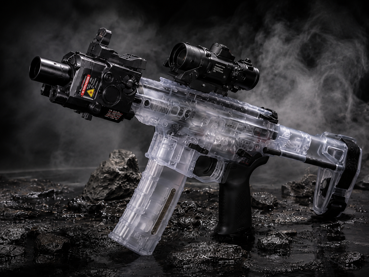 Gel Blaster - MP5K Électrique & Manuel – Portée 20–35 m