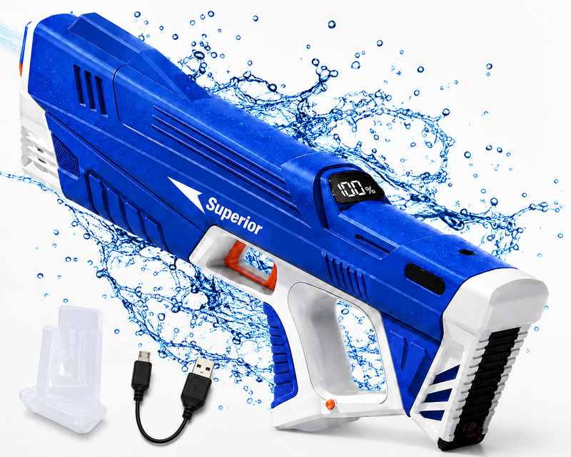 GelShot – Pistolet à Eau Électrique avec Écran
