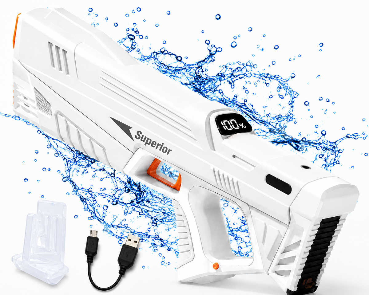 GelShot – Pistolet à Eau Électrique avec Écran
