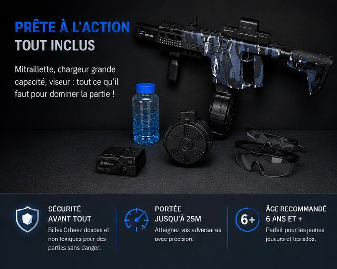 Pistola de balines de gel Orbeez | RAPTOR