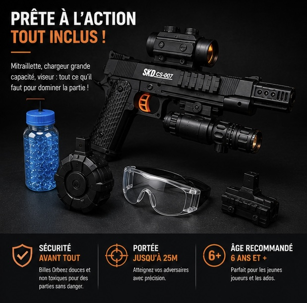 Pistolet à Orbeez | GHOST